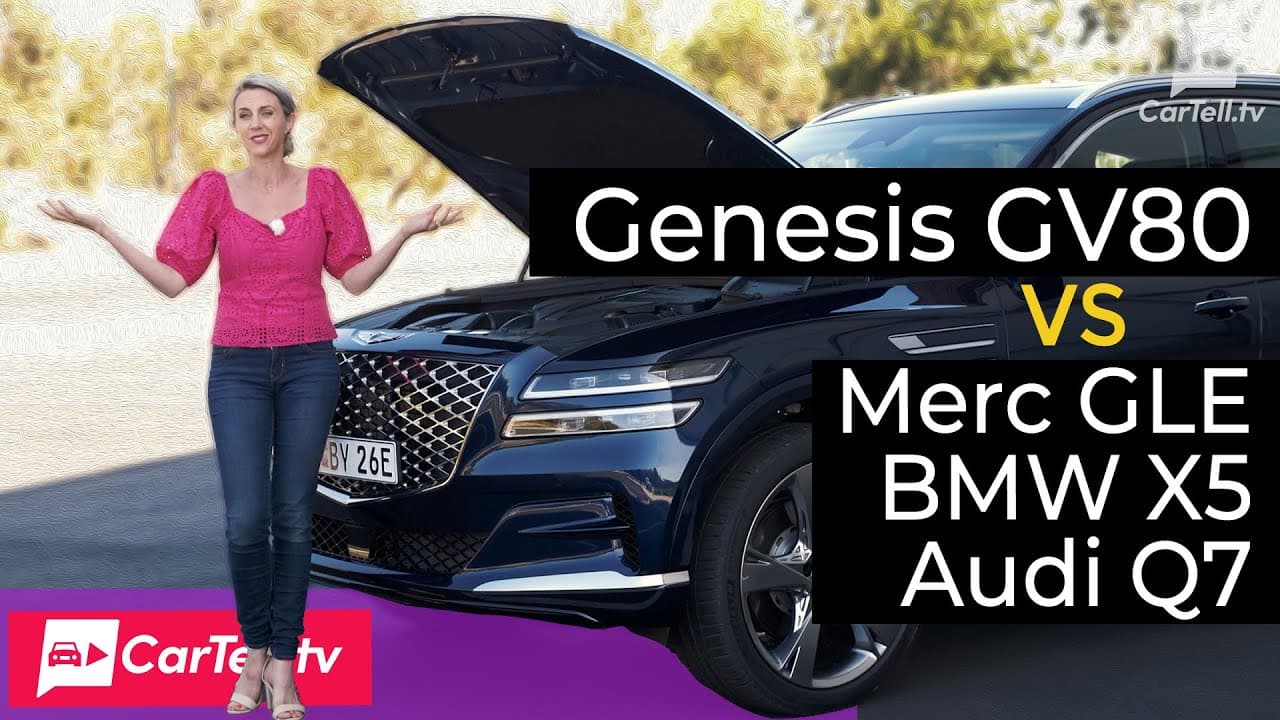 Genesis Should You Buy the Genesis GV80 over the German Trio | 2021, reviewed on CarTell.tv
