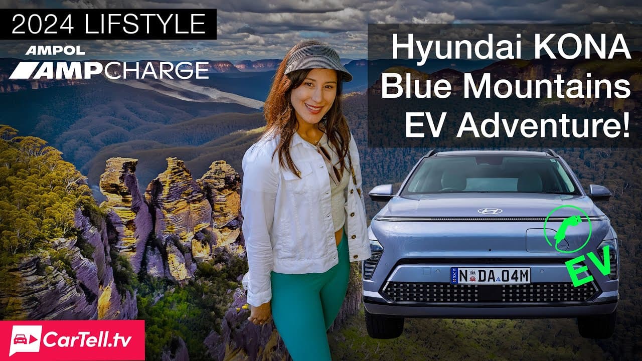 Hyundai EV Escape: Blue Mountains Road Trip in the Hyundai KONA Electric, reviewed on CarTell.tv