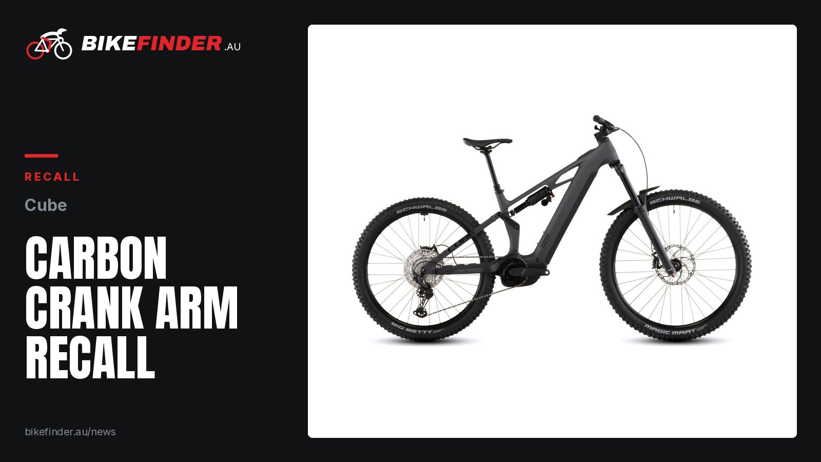 Cube Stereo Hybrid electric mountain bike on a white background