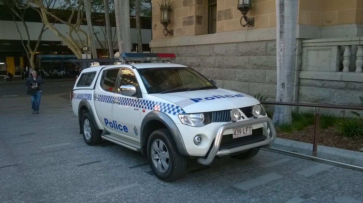 A Queensland Police patrol car