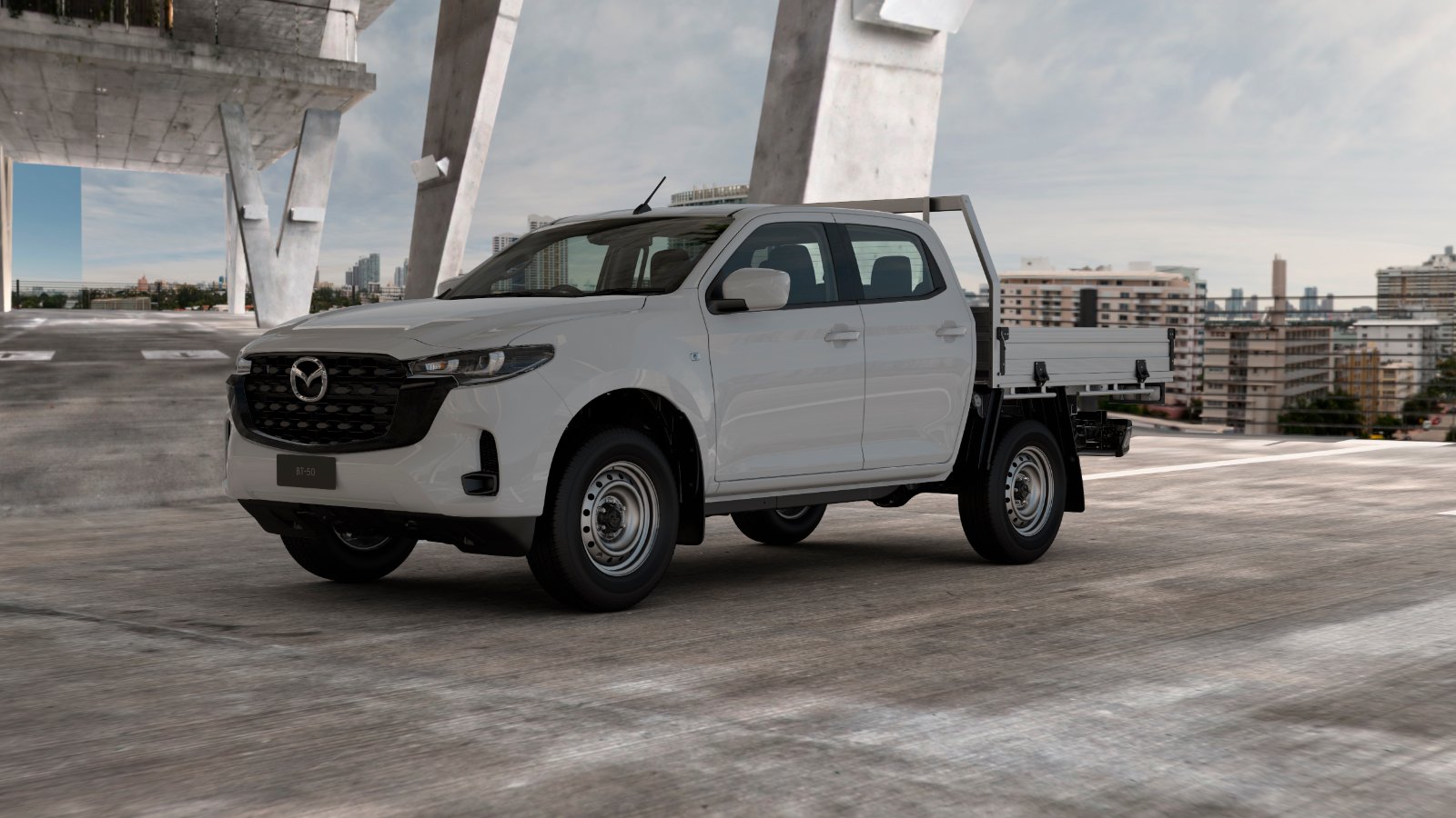 2026 Mazda BT-50 dual cab 4x4 in Concrete Grey