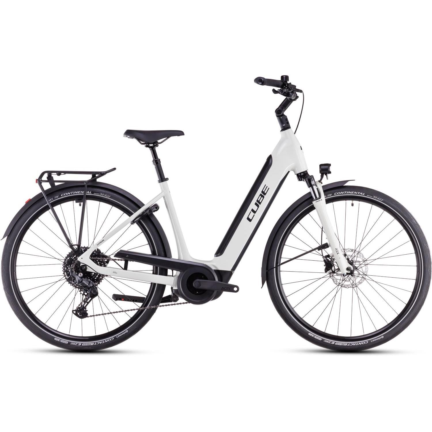 cube Supreme Hybrid ONE 500 electric bike, side profile on white background