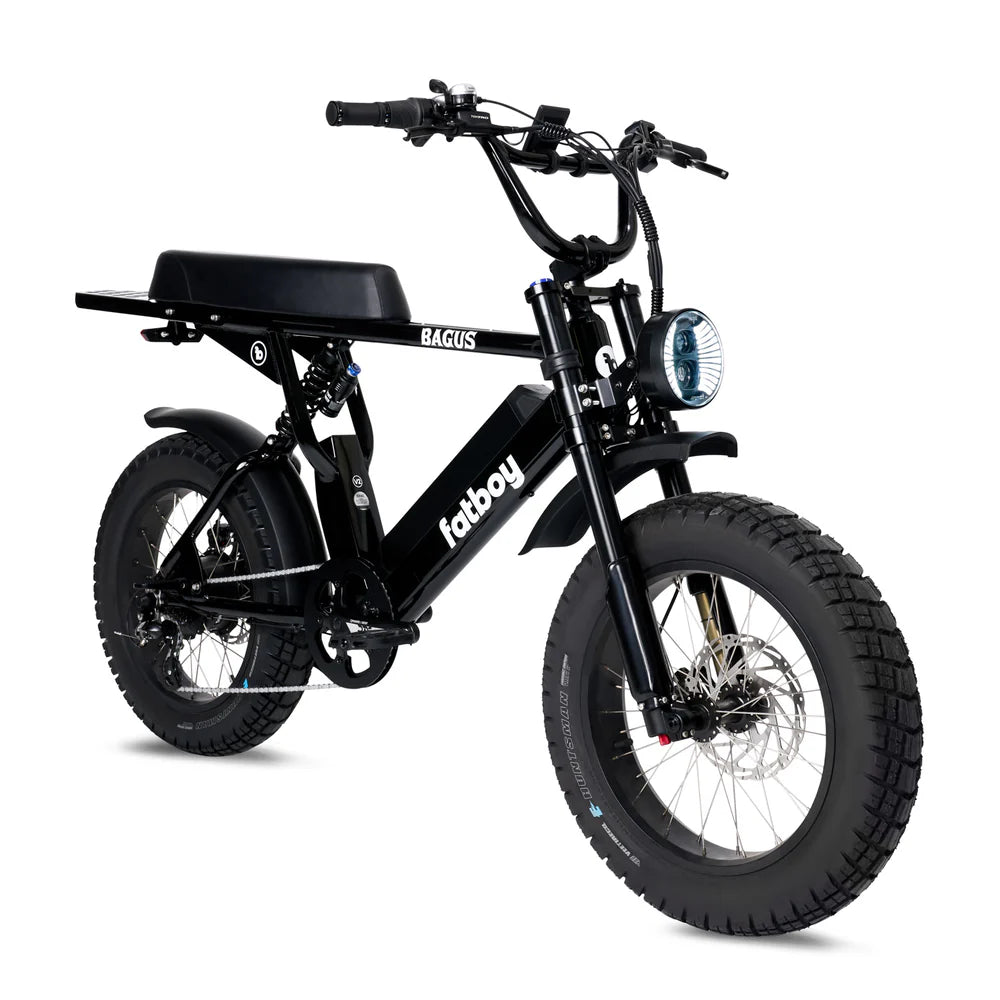 Fatboy The Bagus V2 fat-tyre e-bike, side profile on white background