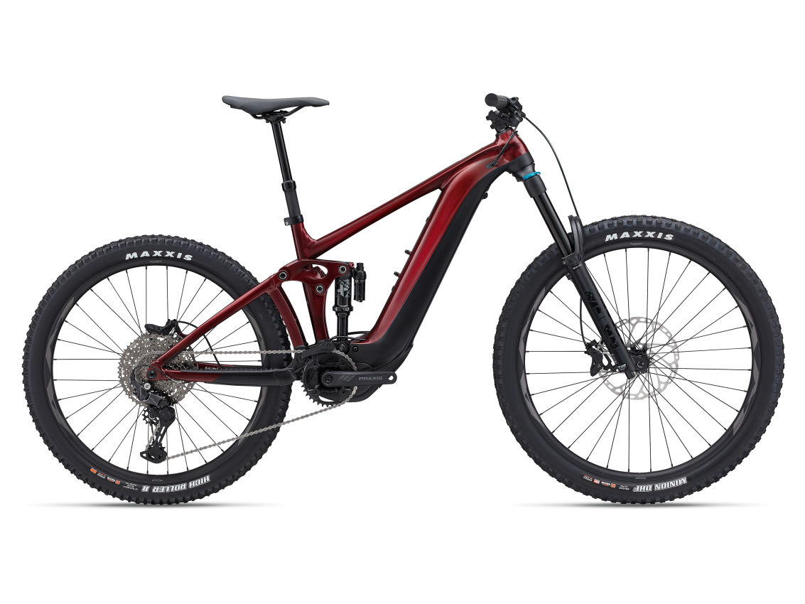 giant Reign E+ 2 electric bike, side profile on white background